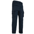 Ladies Navy Poly Cotton Cargo Pant