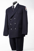 Ladies Double Breasted 6 Button Navy Tunic Jacket