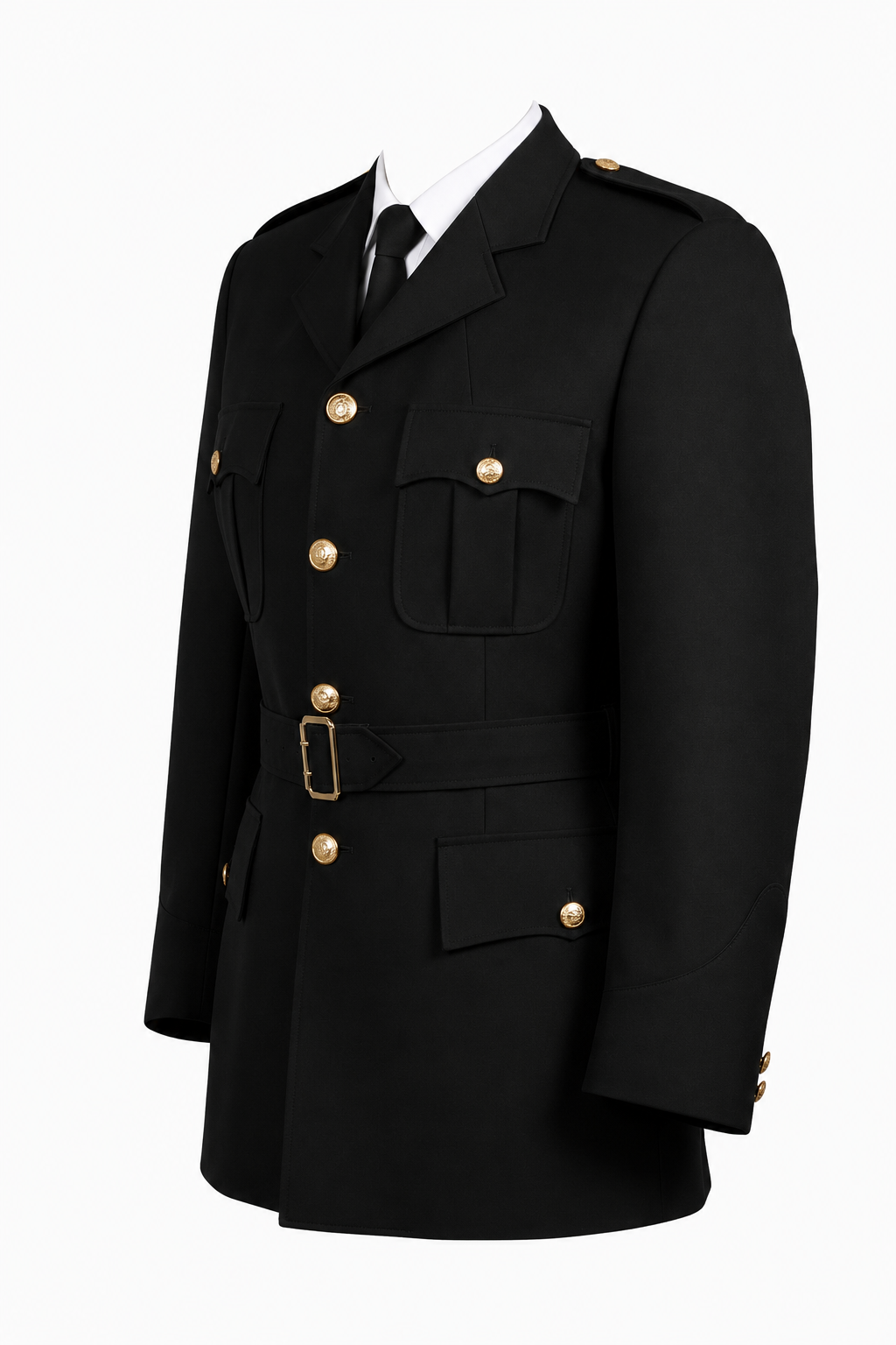 Ladies Single Breasted 4 Button Working Tunic Jacket