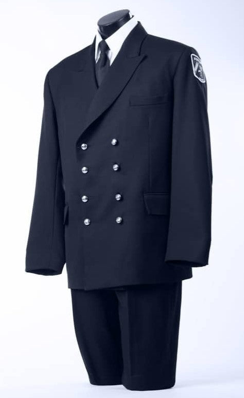 Mens Double Breasted 8 Button Tunic Jacket