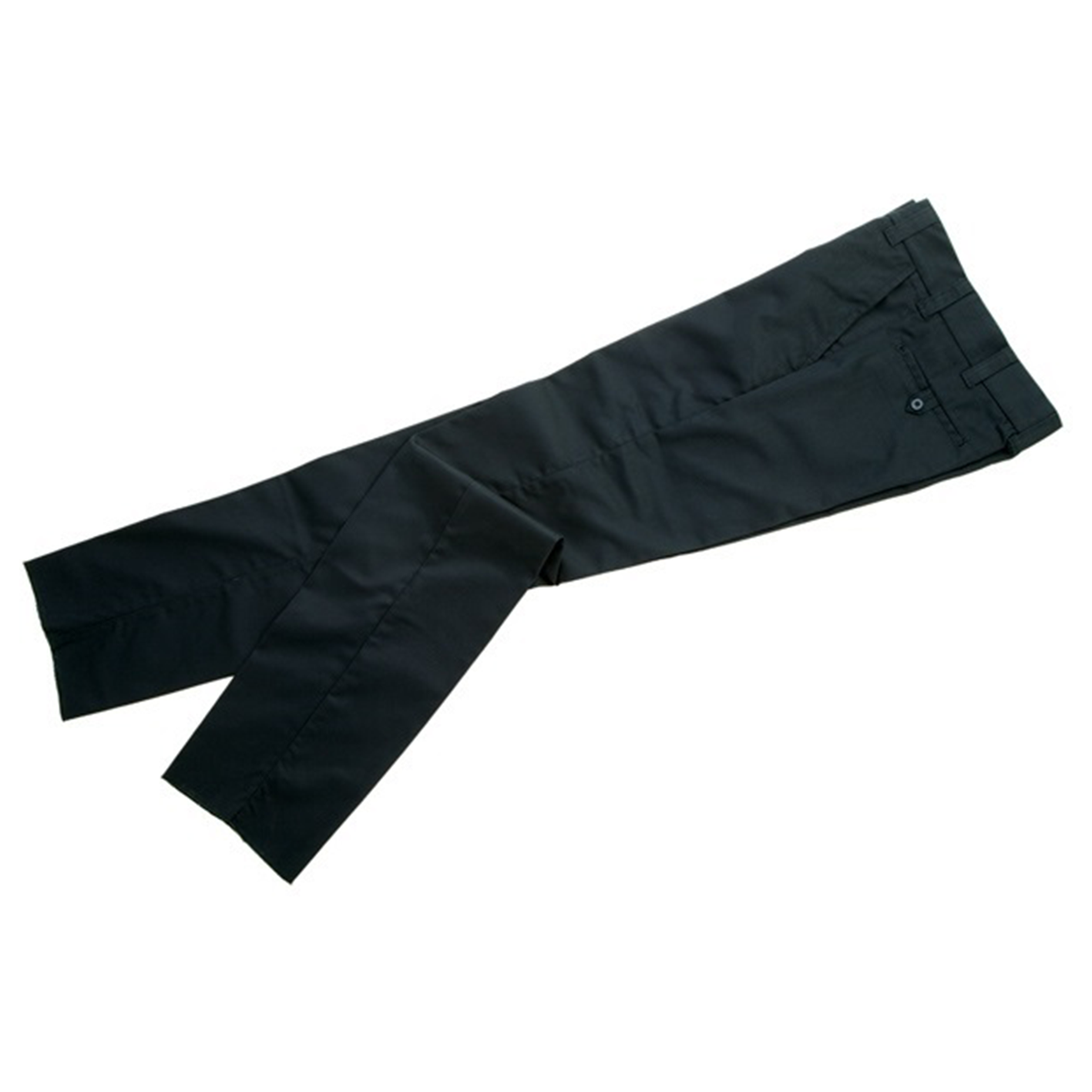 Mens Navy Poly Cotton Dress Pant